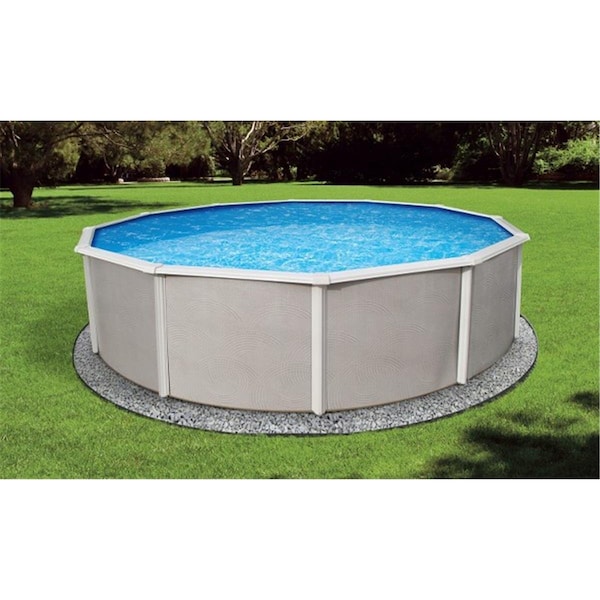 Olympian Athlete Belize 15 and apos; Round 52 and apos; and apos; Steel Pool with 6 and apos; and apos; Top Rail OL131252 - main